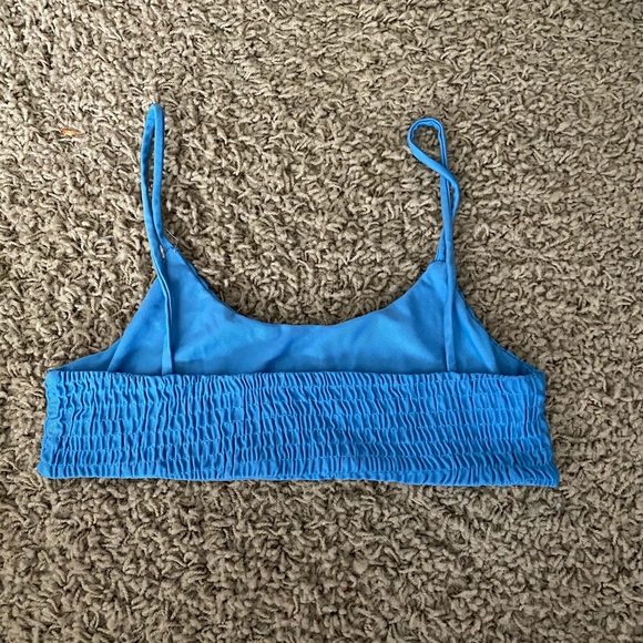 Blue Ribbed Bikini - Picture 3 of 4